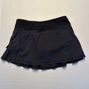 Ivivva by Lululemon Set the Pace pleated ruffle skirt skort